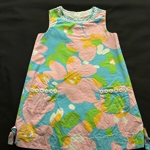 Flower vintage pattern Lilly Pulitzer shift dress size 5